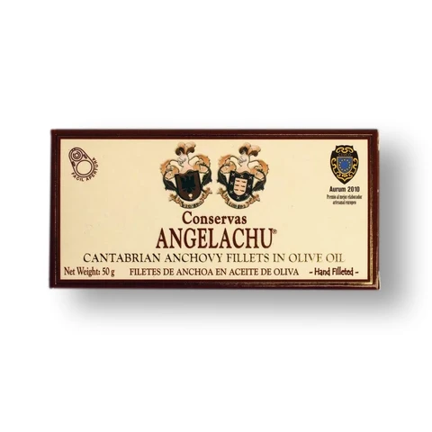 Conservas Angelachu Anchovy Fillets in Olive Oil - 50g