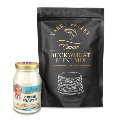 Devon Cream Co. Creme Fraiche and Buckwheat Blini Mix
