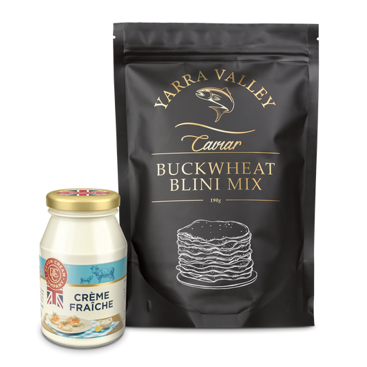 Devon Cream Co. Creme Fraiche and Buckwheat Blini Mix