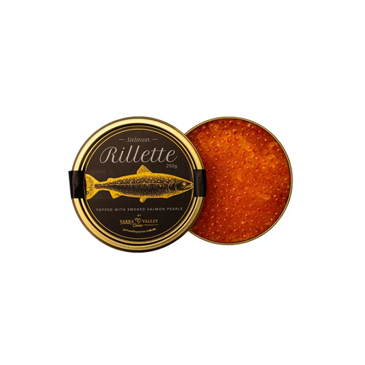 250g Salmon Rillette with Smoked Salmon Pearls