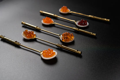 Gold Handled Mother of Pearl Spoon