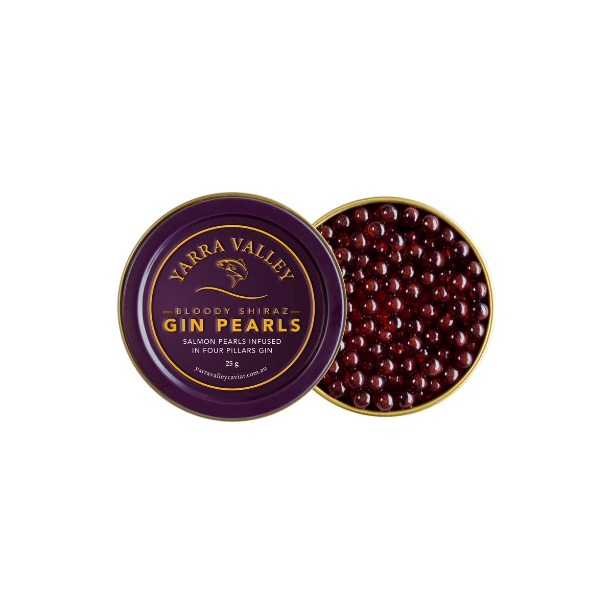 Bloody Shiraz Gin Pearls