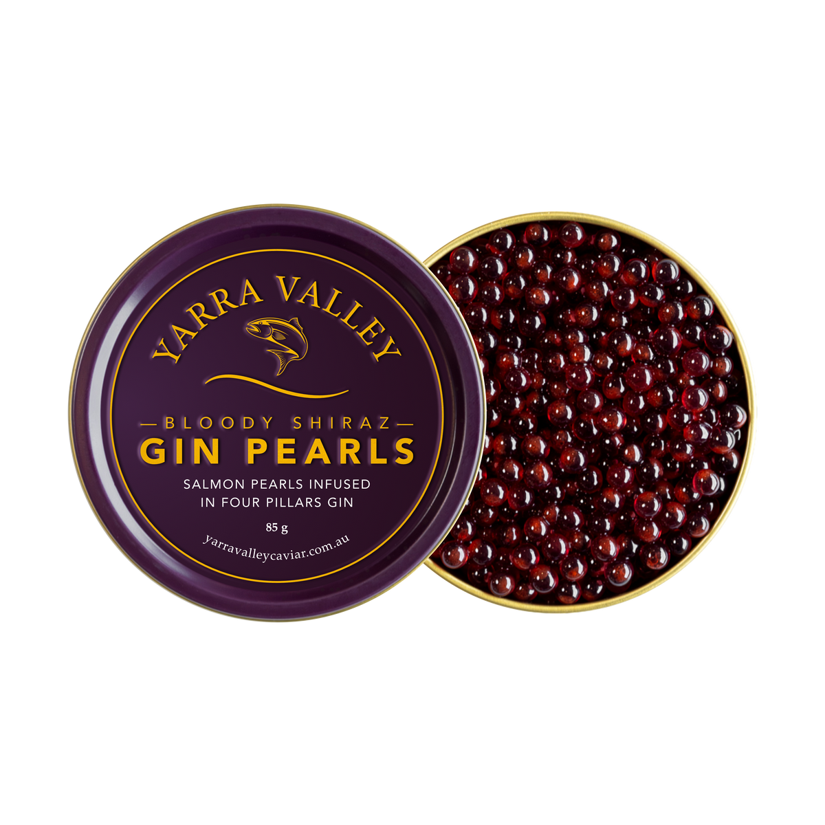 Bloody Shiraz Gin Pearls