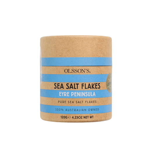 Olsson’s Sea Salt Flakes Kraft Canister (120g)