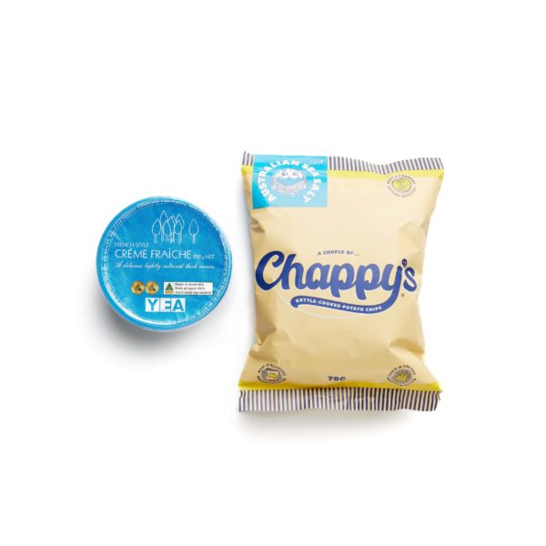 Chappy’s Sea Salt Potato Chips and Yea Crèam Fraîche