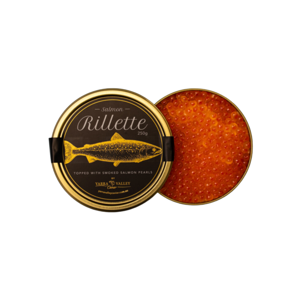 250g Salmon Rillette with Smoked Salmon Pearls